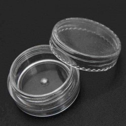 3ml Empty Transparent Cosmetic Jar Pot Ornament Cream Container