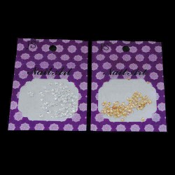 3mm Sliver Gold Shell Shape 3D Nail Art Decoration