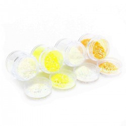 4 Box Nail Glitter Powder Tips 3D Colorful Sequins Makeup Manicure Decoration For Hollowen Party