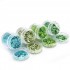 4 Box Nail Glitter Powder Tips 3D Colorful Sequins Makeup Manicure Decoration For Hollowen Party