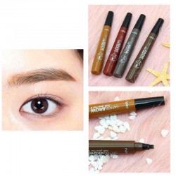 4 Colors Four-bifurcated Liquid Eyebrow Pen Native Eyebrow Lasting Color Waterproof