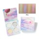 4 Colors Highlight Shimmer Glitter Eye Shadow Palette Glow Face Cosmetic