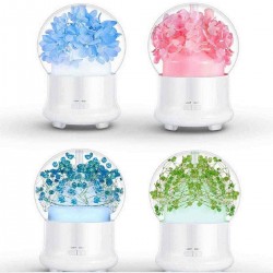 4 Colors Immortal Flower Mini Aroma Humidifier Essential Oil SPA Diffuser Purifier Atomizer