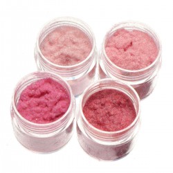 4 Colors Nail Decorations Powder Dust Velvet Manicure DIY Design Red Pink
