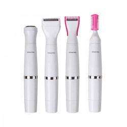 4 IN 1 Electric Epilator Lady Beard Shaver Trimmer Kit Hair Grooming Waterproof