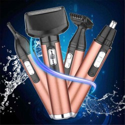 4 In 1 Portable Nose Hair Clipper Trimmer Electric Beard Shaver Nose Hair Grooming for Home Bussiness Travel