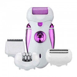 4 In 1 Rechargeable Electric Epilator Full Body Hair Removal Armpit Bikini Line Painless Hair Trimmer