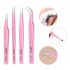 4 Pros Multifunctional Tweezers Makeup False Fake Eyelashes Extension Cosmetic Tools