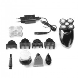 4 in 1 5 Head Rechargeable Electric Razor Shaver Cordless Waterproof Beard Bald Head Hair Trimmer