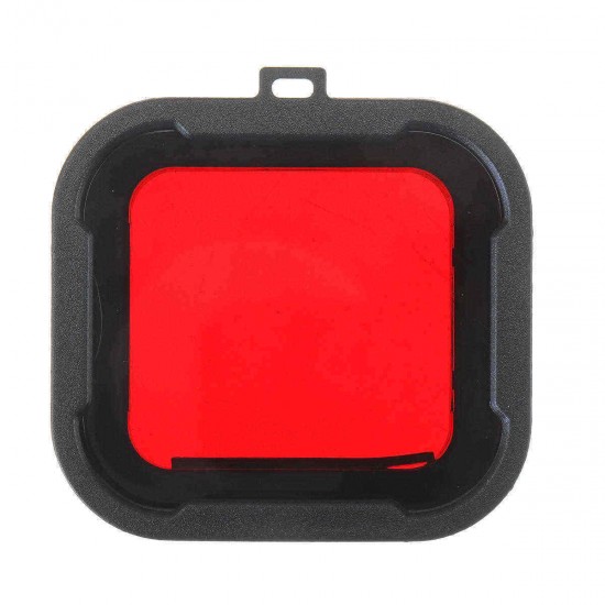 4 in 1 5x5.5x1cm Underwater Sea Diving Filter Lens for Go Pro SJCAM sj6 Waterproof Shell