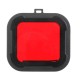 4 in 1 5x5.5x1cm Underwater Sea Diving Filter Lens for Go Pro SJCAM sj6 Waterproof Shell