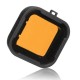 4 in 1 5x5.5x1cm Underwater Sea Diving Filter Lens for Go Pro SJCAM sj6 Waterproof Shell