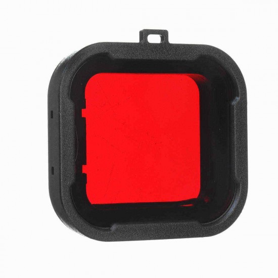 4 in 1 5x5.5x1cm Underwater Sea Diving Filter Lens for Go Pro SJCAM sj6 Waterproof Shell
