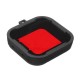 4 in 1 5x5.5x1cm Underwater Sea Diving Filter Lens for Go Pro SJCAM sj6 Waterproof Shell
