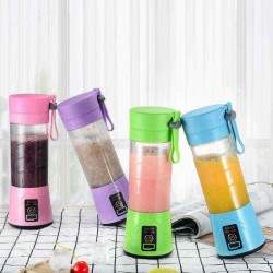 400ML Portable Electric Juicer Shaker Mixer Cup USB HandHeld 6 Blade Blender Mix Drinks Cocktail Coffee Juice