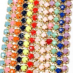 4.5M Nail Art Tips Phone Glitter Metal Chain DIY Decorations Manicure