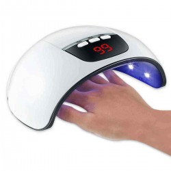 45W LED UV Nail Polish Dryer Lamp Gel Acrylic Curing Light With USB Charging Professional Manicure Kit 3 Timing Setting