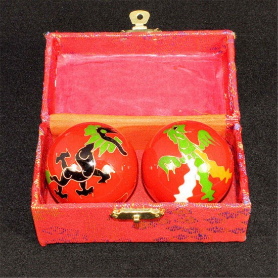 47mm Zen Meditation Balls Chinese Baoding Ball Health Stress Exercise Relief 47mm Zen Meditation Balls Chinese Baoding Ball Health Stress Exercise Relief