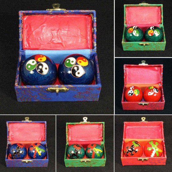47mm Zen Meditation Balls Chinese Baoding Ball Health Stress Exercise Relief 47mm Zen Meditation Balls Chinese Baoding Ball Health Stress Exercise Relief