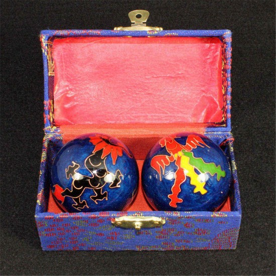 47mm Zen Meditation Balls Chinese Baoding Ball Health Stress Exercise Relief 47mm Zen Meditation Balls Chinese Baoding Ball Health Stress Exercise Relief