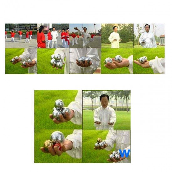 47mm Zen Meditation Balls Chinese Baoding Ball Health Stress Exercise Relief 47mm Zen Meditation Balls Chinese Baoding Ball Health Stress Exercise Relief