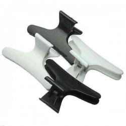 4PCS Black White Butterfly Hair Clamps Claw Hairdressing Accessories
