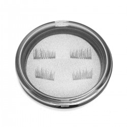 4Pcs/Pair Dual Magnetic 3D False Eyelashes Long Natural Eyelashes Extension