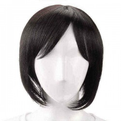 5 Colors Capless Remy Mono Top Short Straight Real Virgin Human Hair Wig