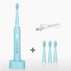 5 Gears Electric Toothbrush Sonic Power Waterproof USB Fast Charging Oral Care