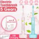 5 Gears Electric Toothbrush Sonic Power Waterproof USB Fast Charging Oral Care
