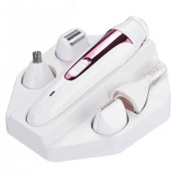 5 IN 1 USB Women Lady Epilator Shaver Trimmer Kit Wet & Dry Arm Leg Body Hair Remover