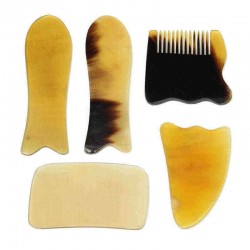 5 In 1 Chinese Traditional Acupuncture Massage Gua Sha Guasha Scrapping Tool Set Manual Massager