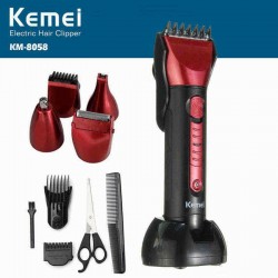 5 In 1 Durable Professional Rechargeable Electric Hair Clipper Trimmer Grooming Kit