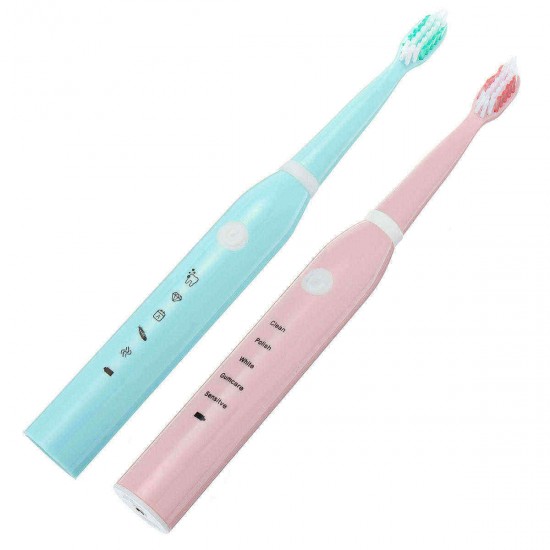 5 Mode Electric Toothbrush USB Charging Rechargeable Waterproof Whitening with 4 Brushes 5 Mode Electric Toothbrush USB Charging Rechargeable Waterproof Whitening with 4 Brushes