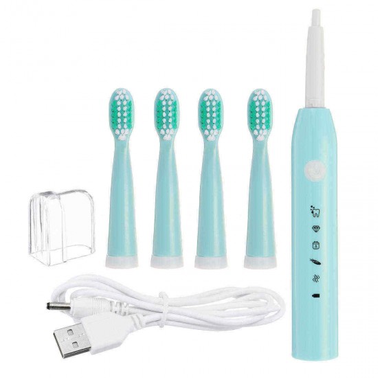 5 Mode Electric Toothbrush USB Charging Rechargeable Waterproof Whitening with 4 Brushes 5 Mode Electric Toothbrush USB Charging Rechargeable Waterproof Whitening with 4 Brushes