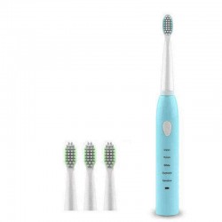5 Modes Sonic Electric Toothbrush Portable USB Charging Waterproof Vibration Toothbrush With 4 Brush Heads