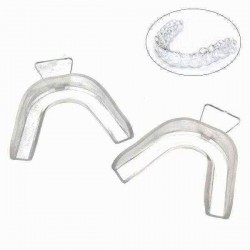 5 Pairs of Transparent Night Guard Teeth Whitening Grinding Mouth Trays Shield Gum Dental Equipment