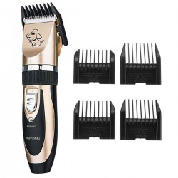 5 Speed Portable Pet Hair Shaver Clipper Low Noise Cordless Electric Dog Cat Grooming Trimming Kit