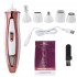5 in 1 USB Women Electric Hair Epilator Shaver Rechargeable Dry Wet Body Legs Hair Remover with Removable Shaving Head