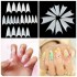 500Pcs Shape Natural Color White Acrylic False Nail Tips Full Nails