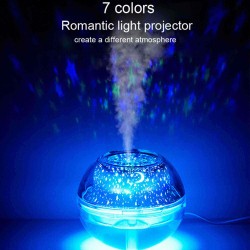 500ml LED Ultrasonic Essential Oil Humidifier Diffuser Mist Aromatherapy Air Purifier