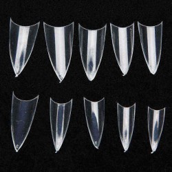 500pcs False Sharp Ending Stiletto Acrylic Nail Art Tips