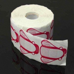 500pcs Roll Gel Acryl Nail Extension Tool Pink White Plane