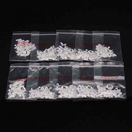 500x White French False Acrylic 3D Nail Art Tips Decoration 500x White French False Acrylic 3D Nail Art Tips Decoration