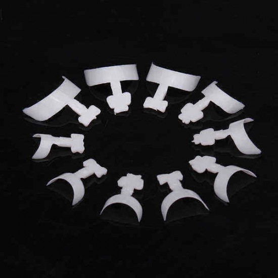 500x White French False Acrylic 3D Nail Art Tips Decoration 500x White French False Acrylic 3D Nail Art Tips Decoration