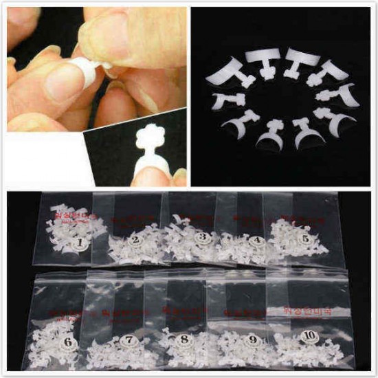 500x White French False Acrylic 3D Nail Art Tips Decoration 500x White French False Acrylic 3D Nail Art Tips Decoration