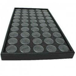 50Case Plastic Foam Transparent Nails Polish Hanging Stand Display Box