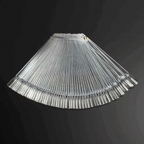 50pcs false 3D nail art Tips stick Display fan board