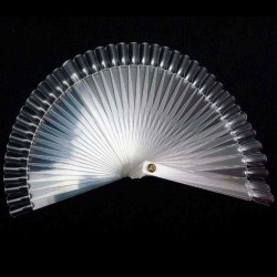 50pcs false 3D nail art Tips stick Display fan board