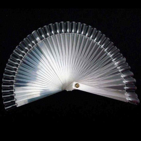 50pcs false 3D nail art Tips stick Display fan board